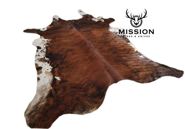 EXTRA LARGE Cowhide Rug BRINDLE