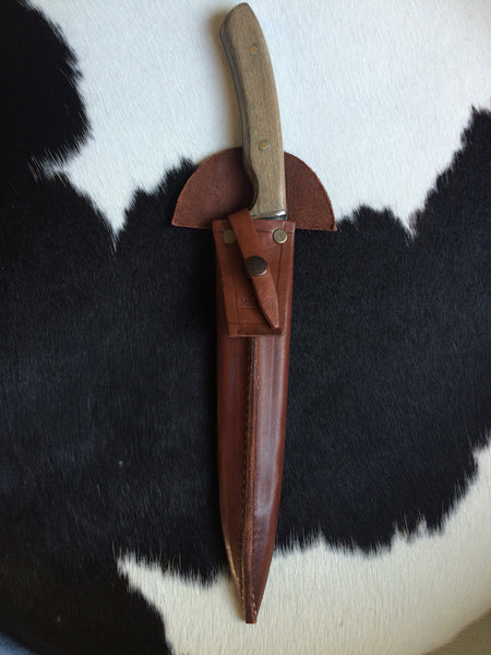 Argentine Gaucho Wood  Carving Knife. Stainless Steel 420 Mo Va. Mission Argentina. 11" Blade