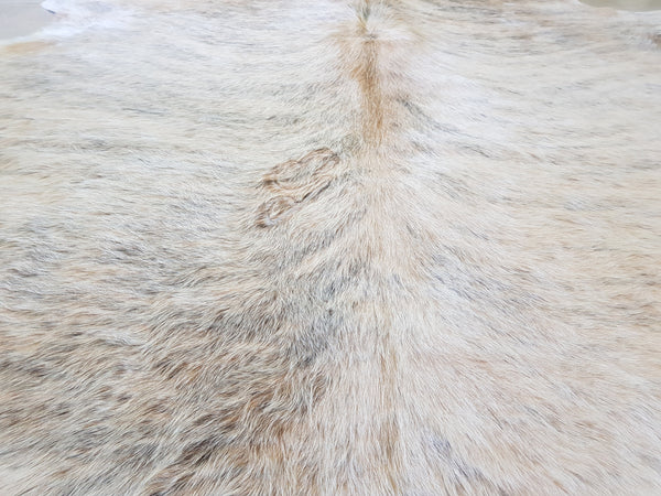 GRAY LARGE Cowhide Rug Peau de Vache Cow Hide Fur