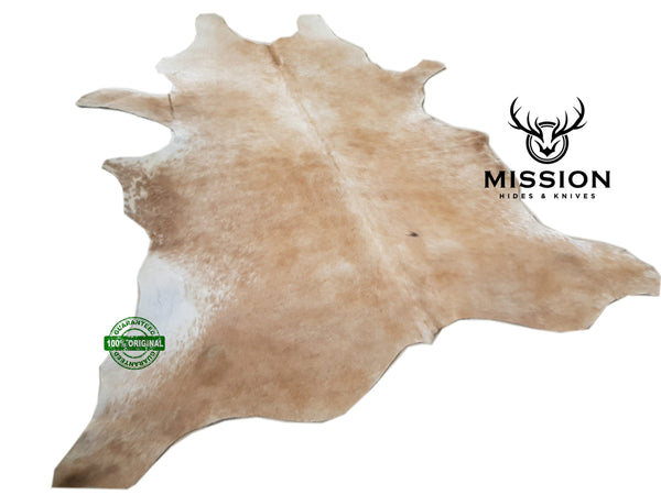 XXL CARAMEL Cowhide Rug Unique  Peau de Vache. Piel de Vaca Cow Skin Cow Hide Rug
