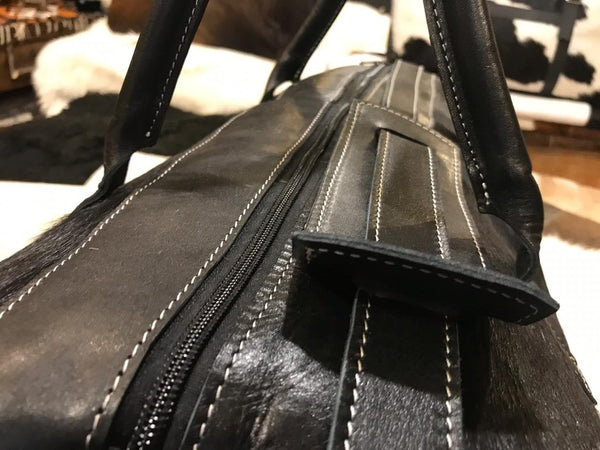 Cowhide Traveller Bag, Weekender Cowhide Bag