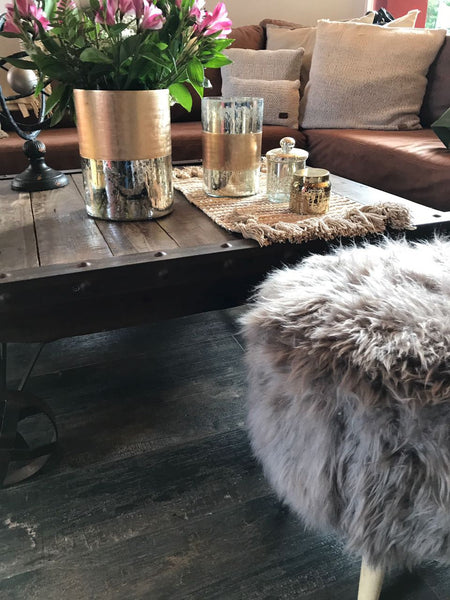 XXL Cowhide Rug GRAY BRINDLE Peau de Vache  Piel de Vaca Cow Hide Rug