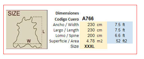 XXXL Cowhide Rug BLACK & WHITE Peau de Vache