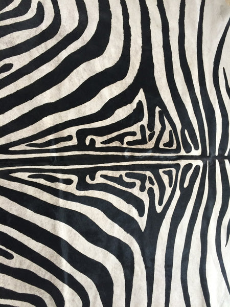 Cowhide Rug ZEBRA Black&White XL 2.4m x 1.8m Peau de Vache Imprimée  Piel de Vaca Impresa Cebra