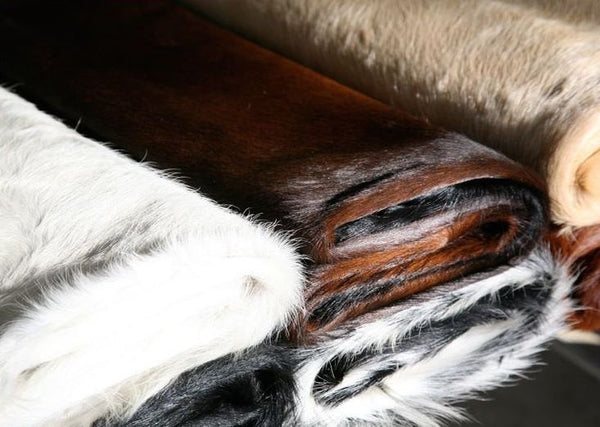 Cowhide Rug ZEBRA BLACK WHITE 6.9 x 6.2 ft A489 Peau de Zebre  Piel de Vaca Impresa Cebra