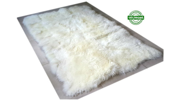 Sheepskin Rug Genuine 4' x 6'.