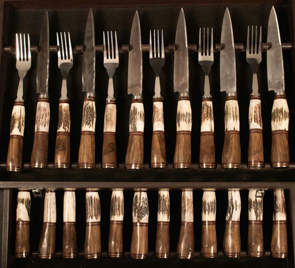 Steak Knives Set 12 people Premium Steak Knife Set. Mission Argentina