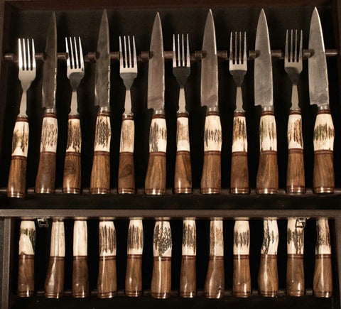 Steak Knives Set 12 people Premium Steak Knife Set. Mission Argentina