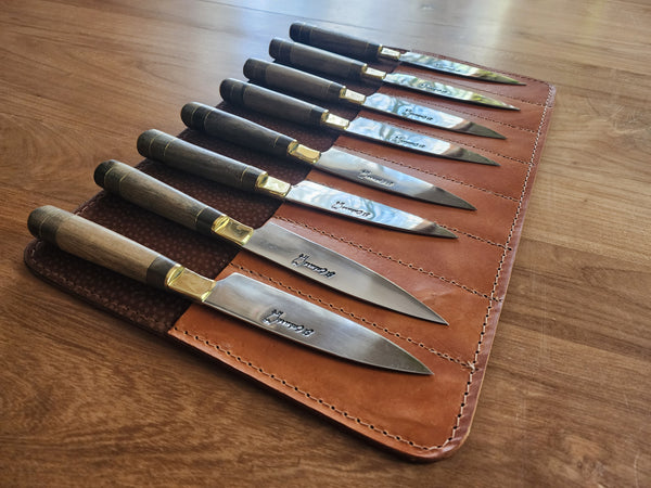 STEAK KNIVES SET x 8 Stainless Steel  Mission Argentina. C211x8