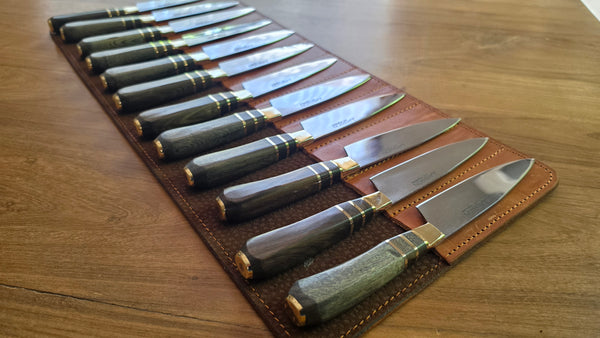 STEAK KNIVES SET x 12 Stainless Steel  Mission Argentina. M124x12