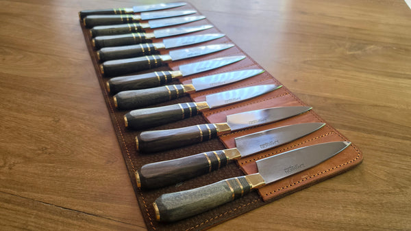 STEAK KNIVES SET x 12 Stainless Steel  Mission Argentina. M124x12