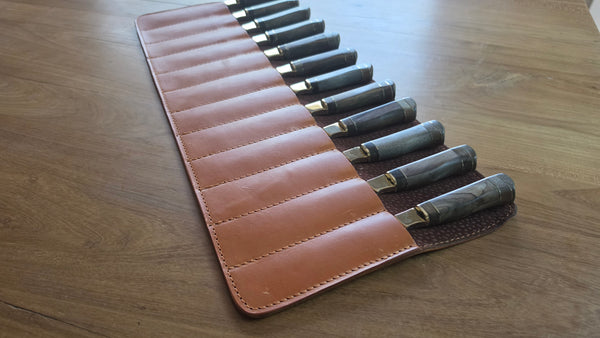 STEAK KNIVES SET x 12 Argentine Gaucho  Stainless Steel  Mission Argentina.