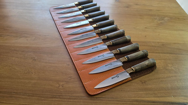 STEAK KNIVES SET x 12 Argentine Gaucho  Stainless Steel  Mission Argentina.
