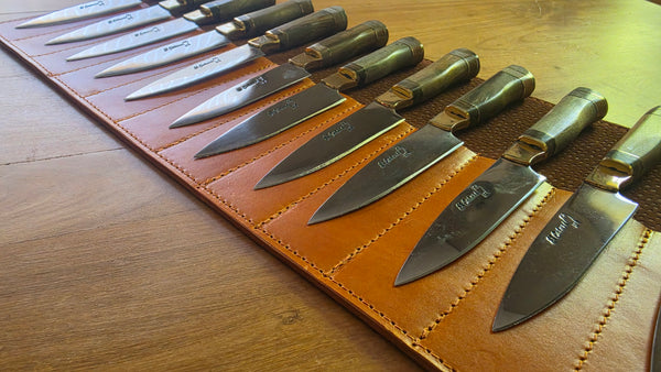 STEAK KNIVES SET x 12 Argentine Gaucho  Stainless Steel  Mission Argentina.