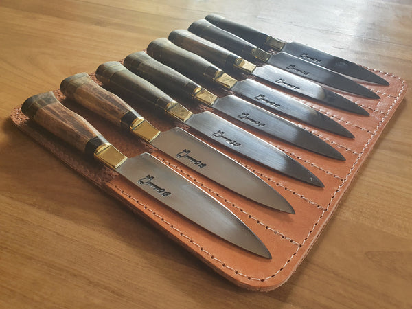 STEAK KNIVES SET x 8 Stainless Steel  Mission Argentina. C211x8