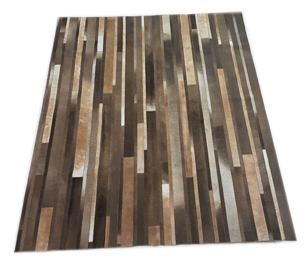 Cowhide Rug.  STRIPES 1.4 X 1.8M  Peau de Vache. Piel de Vaca Cow Hide Rug Cow Skin