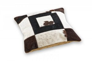 Cowhide Pillow Handmade Amazing Design 16" x 16"
