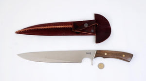 Argentine Gaucho Wood  Carving Knife. Stainless Steel 420 Mo Va. Mission Argentina. 11" Blade